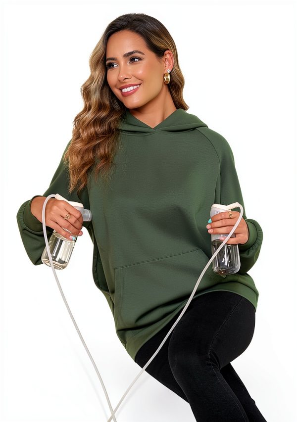 Nursing Sweatshirt MamaComfort Oversized Soft Knit-1