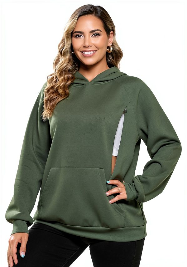 Nursing Sweatshirt MamaComfort Oversized Soft Knit-4