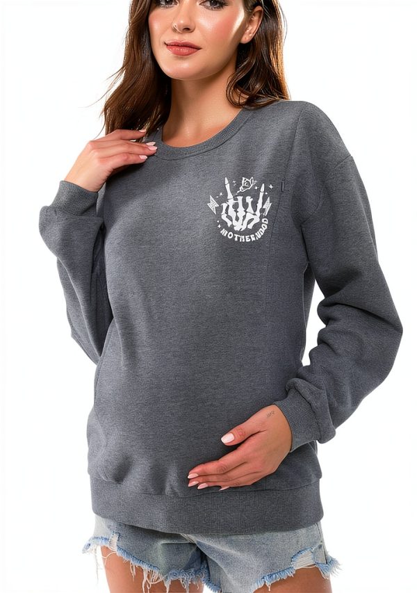 Giftifymama Nursing Sweatshirt Cotton for Moms-4