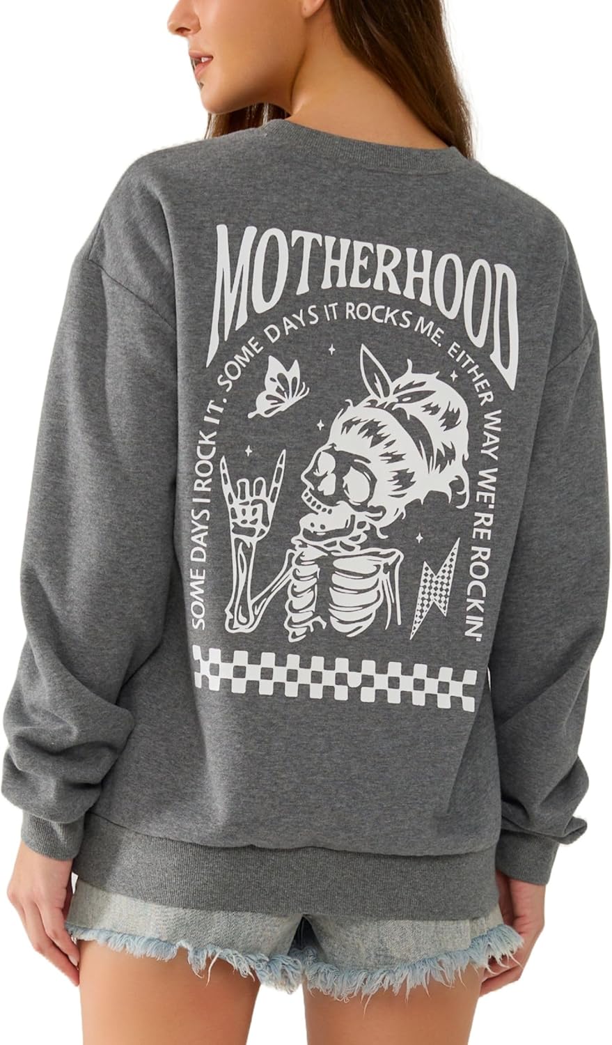 Giftifymama maternity nursing sweatshirt in a cozy living room setting