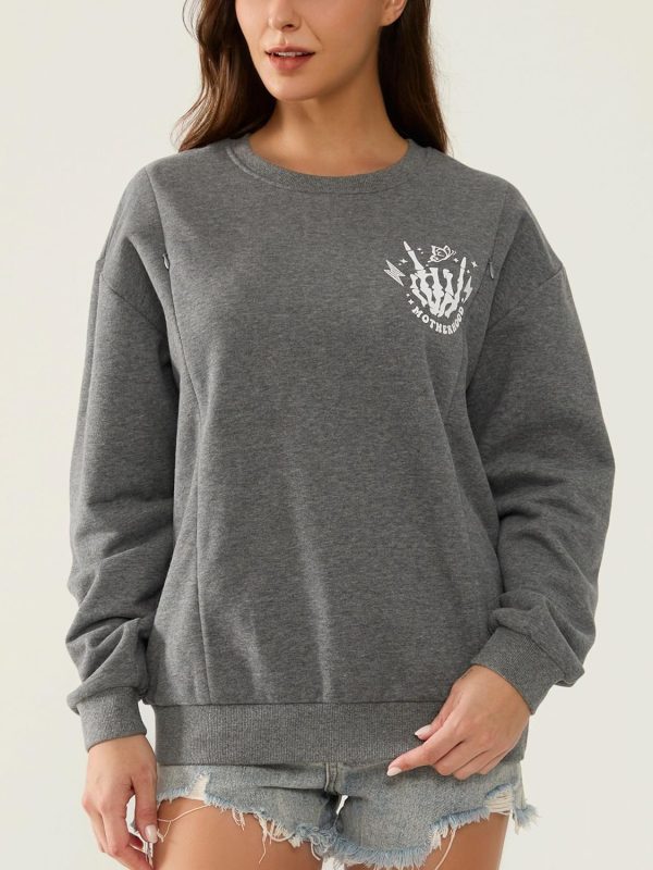Maternity Nursing Sweatshirt Giftifymama Cotton-2