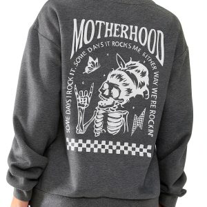 Giftifymama Nursing Sweatshirt Cotton Fleece Hidden Zipper-0