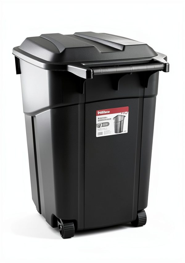 Furfully Rugged Outdoor Trash Can Polypropylene-2