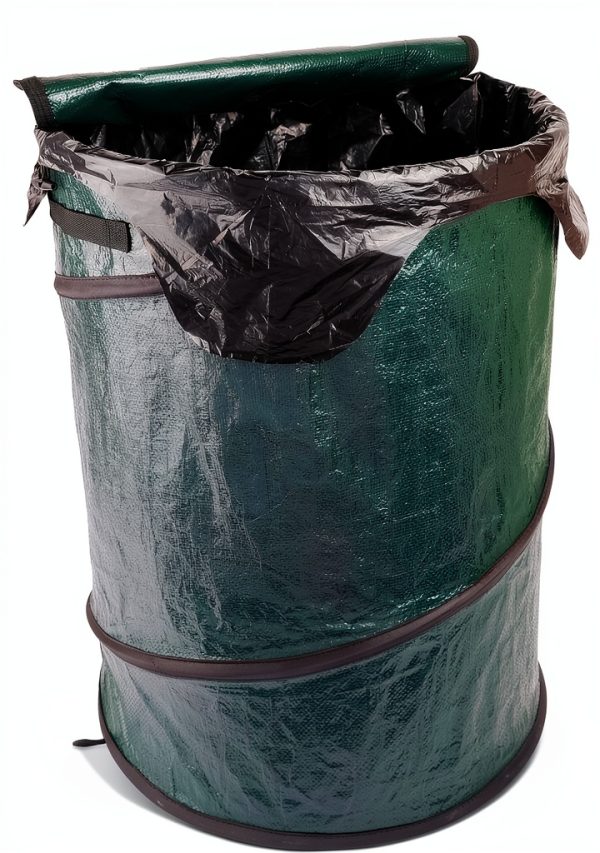 Coghlan's Green Trash Can - Lightweight Camping Waste Bin-3