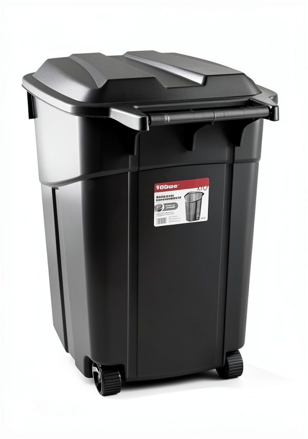 Furfully Rugged Outdoor Trash Can Polypropylene-0