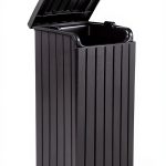 Keter 32 Gallon Trash Can Brown Resin Outdoor-0
