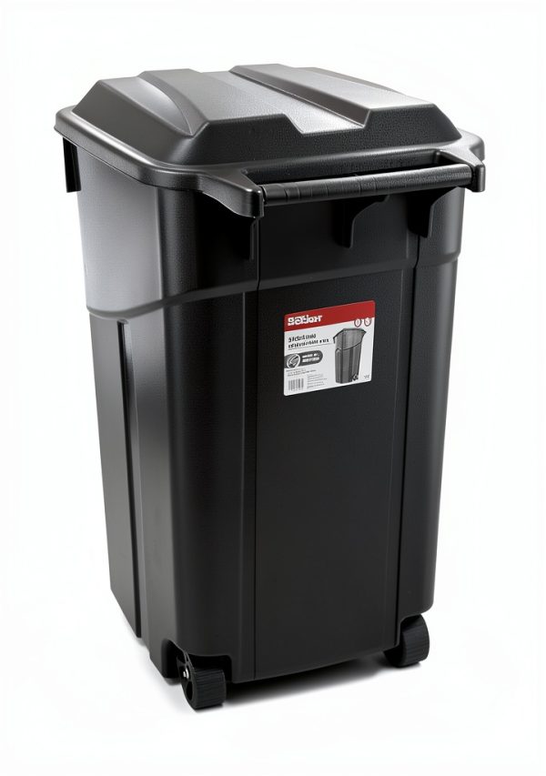 Furfully Rugged Outdoor Trash Can Polypropylene-8