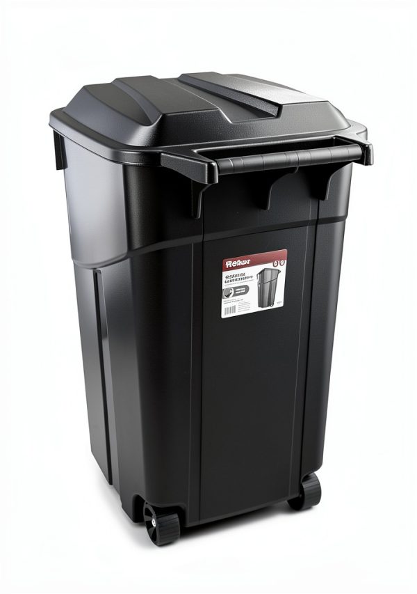Furfully Rugged Outdoor Trash Can Polypropylene-1