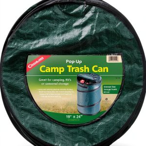 Coghlan's Green Trash Can - Lightweight Camping Waste Bin-0
