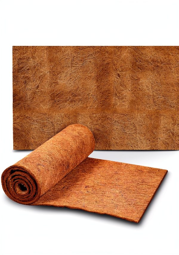 SunGrow Coco Fiber Hermit Crab & Reptile Carpet, Gecko Terrarium Liner, and Floor Bedding Substrate & Supplies, Climbing Wall Carpet & Mat for Hermit Crabs, 10" x 13", 1 Piece Per Pack-1