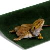 Reptile Mat SunGrow Terrarium Liner 30-65 Gallon Green Soft Bedding-0