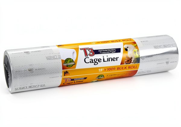 Prevue Hendryx T3 Cage Liner 18-Inch x 100-Feet White Bedding-0