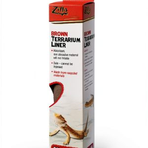 Zilla Brown Terrarium Liner 20/29 Gallon Pack of 3 Reptile Bedding-0