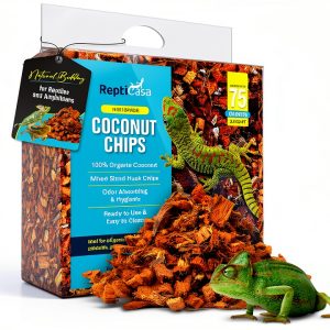 Coconut Chips Substrate Block ReptiCasa Organic Expandable Bedding-0
