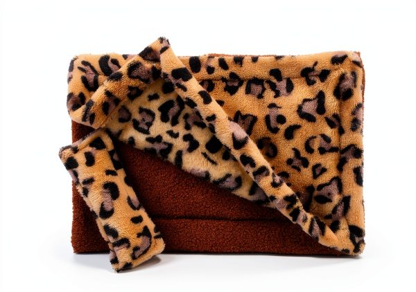 Bearded Dragon Bed ADOGGYGO Warm Sleeping Bag 12x8 Brown-3