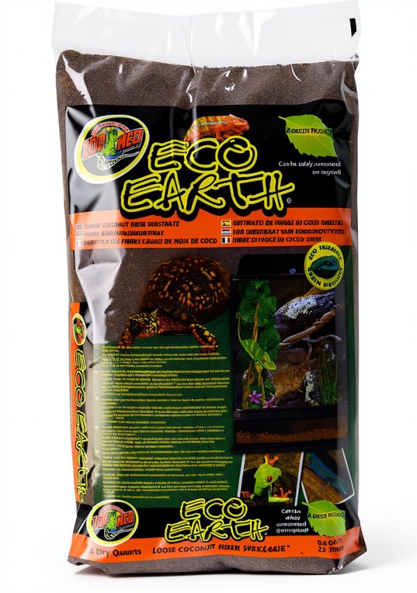 Eco Earth Loose Coconut Fiber Substrate Zoo Med 24 Quart Bedding-0