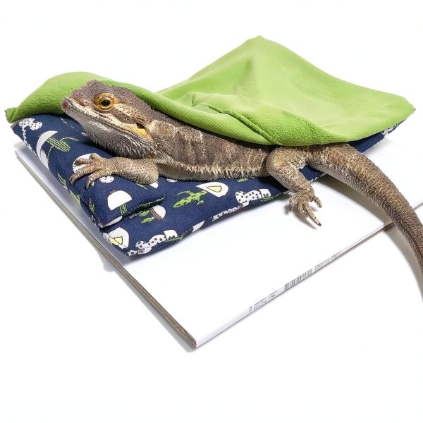 Bearded Dragon Tank Accessories Mechpia Soft Fabric Bedding Hammock-4