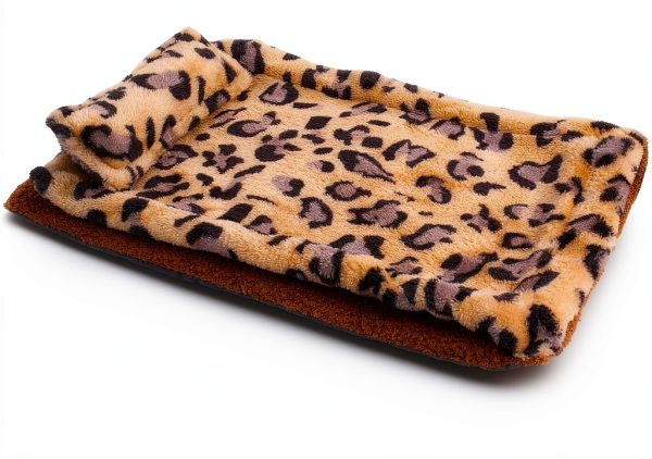 Bearded Dragon Bed ADOGGYGO Warm Sleeping Bag 12x8 Brown-4
