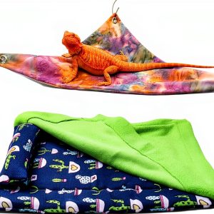 Bearded Dragon Tank Accessories Mechpia Soft Fabric Bedding Hammock-0