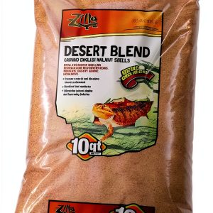 English Walnut Shell Bedding by Zilla Natural Desert Substrate 10 Qt-0
